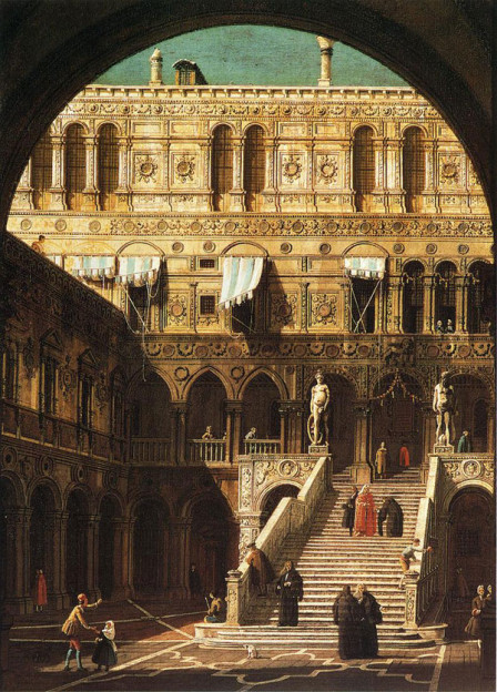Canaletto, Scala Dei Giganti, 1765