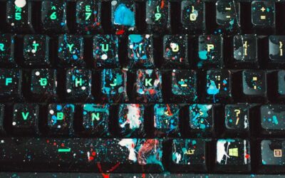 black computer keyboarad