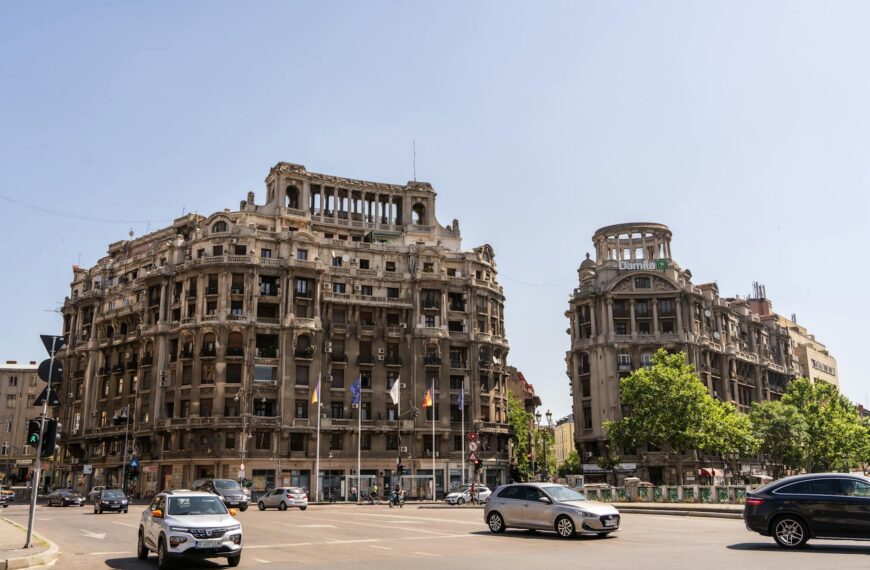 historic urban architecture in bucharest