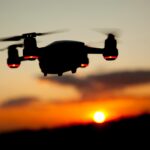 drone flying