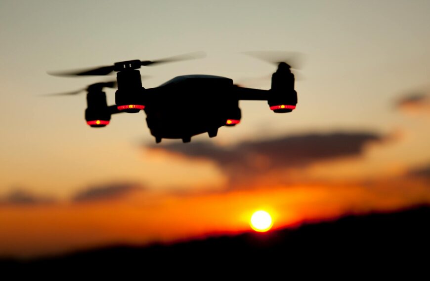 drone flying