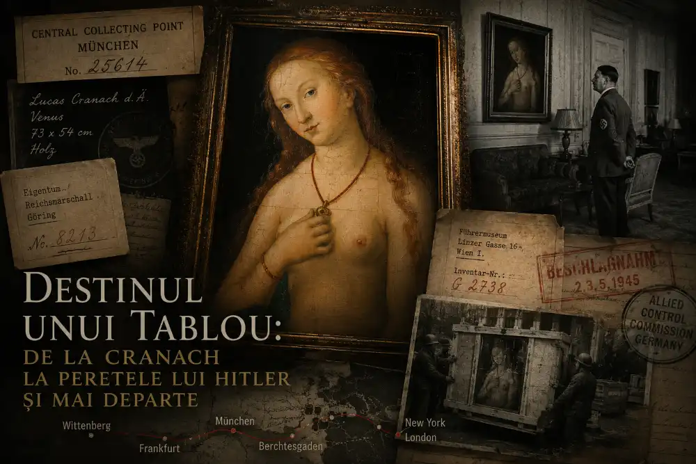 Destinul unui tablou: de la atelierul lui Cranach la însușirea de către Hitler și apoi mai departe